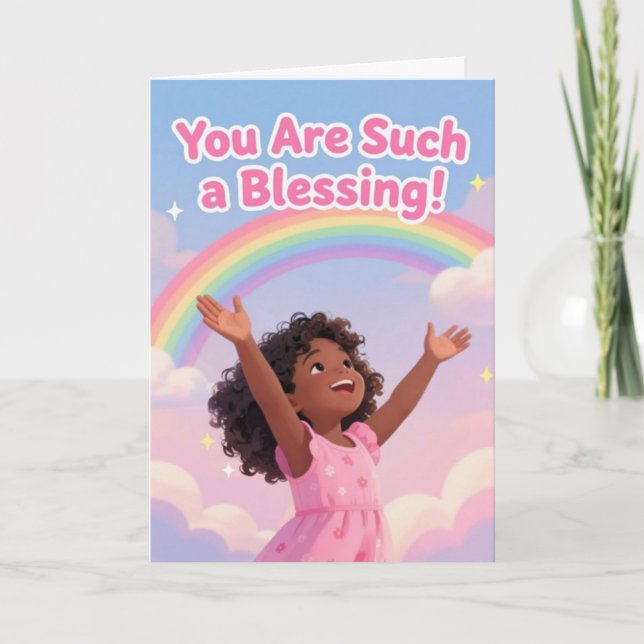 A Blessing Birthday Card (Front)