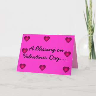 A Blessing on Valentines Day... Holiday Card
