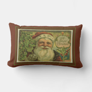 A Blissful Christmas Santa Lumbar Cushion