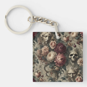 A Bloom to Hold on To – Gothic Victorian Key Ring