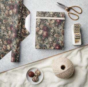 A Bloom to Hold on To – Gothic Victorian Wrapping Paper