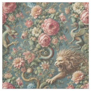 A Blooming Mythos – Gothic Statement Tile Fabric