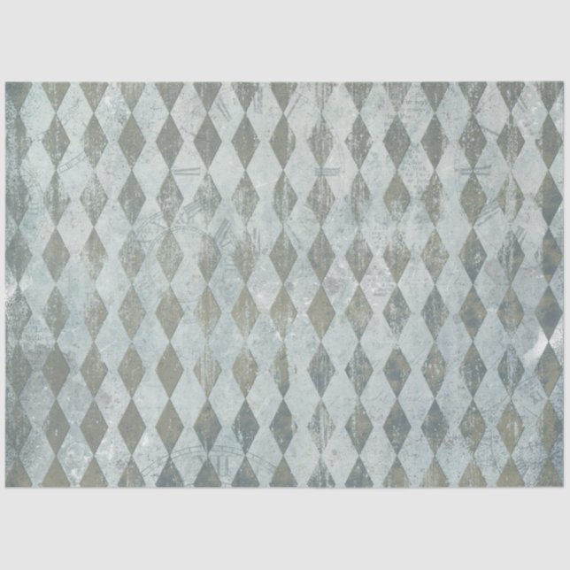 A Blue Alice in Wonderland Series Design 5 Tissue Paper (Front)