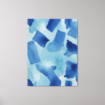 a blue and white background