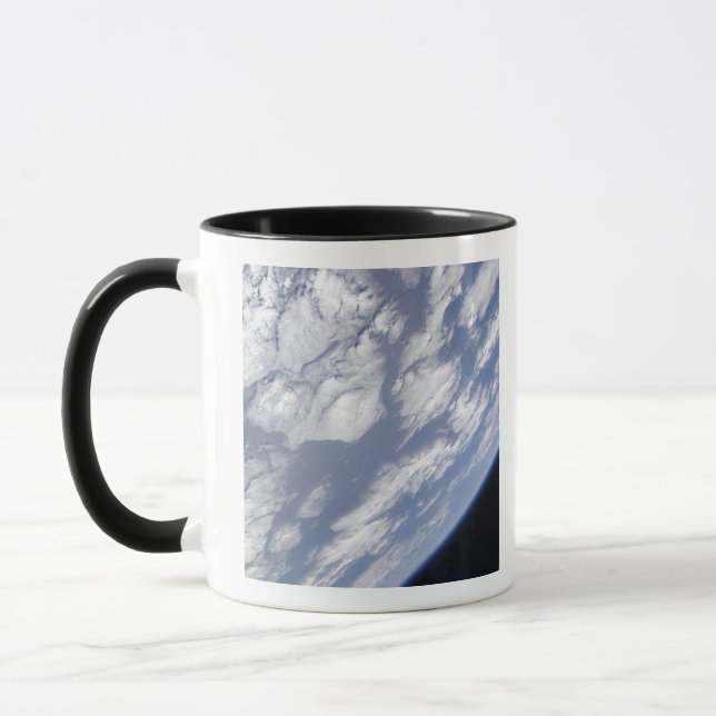 A blue and white part of Earth Mug (Left)