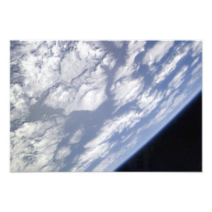 A blue and white part of Earth Photo Print