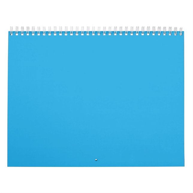 a blue background with a calendar (Cover)