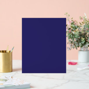 a blue background with a clock on it acrylic sign