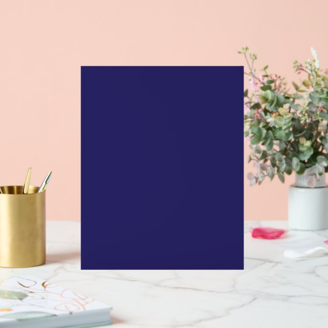 a blue background with a clock on it acrylic sign (Wedding)
