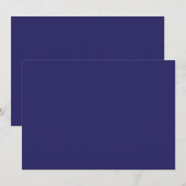 a blue background with a clock on it invitation (Front/Back)
