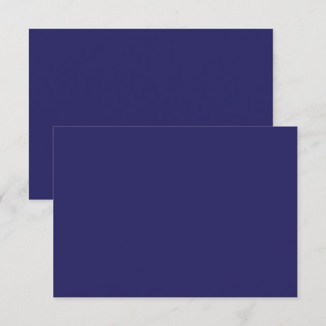 a blue background with a clock thank you card (Front/Back)