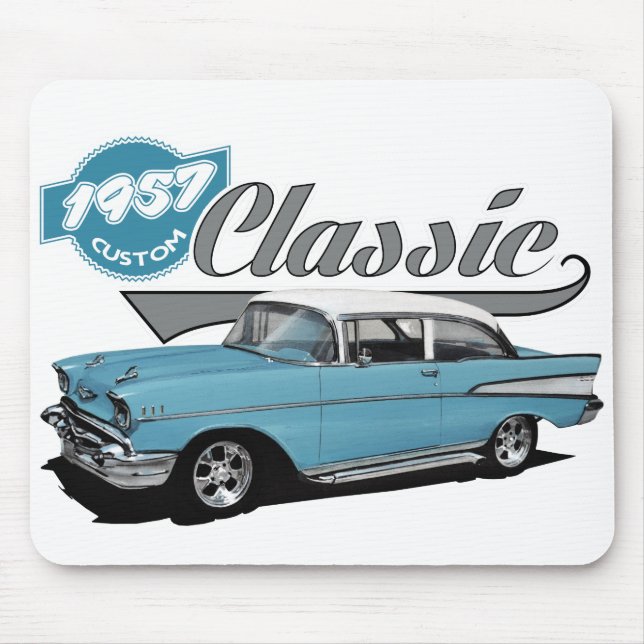 A Blue Classic Mouse Pad (Front)