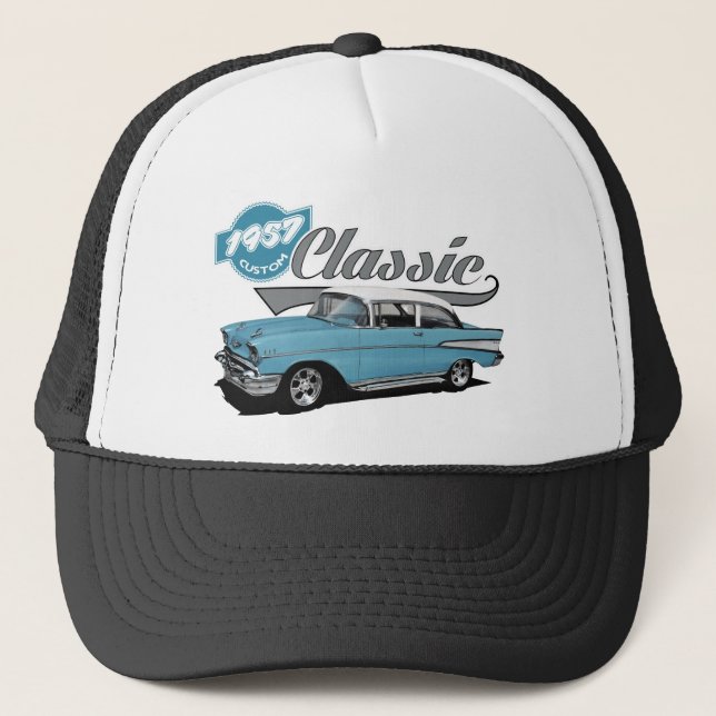 A Blue Classic Trucker Hat (Front)