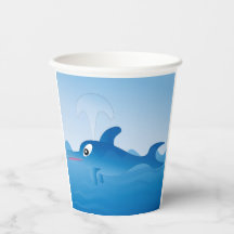 A blue dolphin