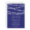 A Blue Holiday Twinkle Lights Invitation (indigo)