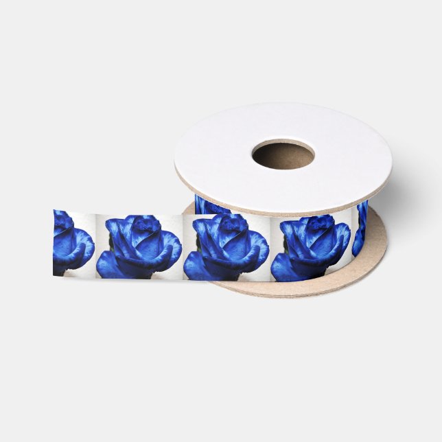 A Blue Rose For Mum Satin Ribbon (Spool)