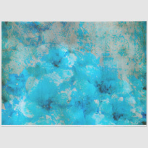 A Blue Shabby Chic Ephemera Design Series 11 Tissue Paper