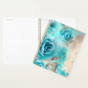 A Blue Shabby Chic Ephemera Design Series 7 Planner