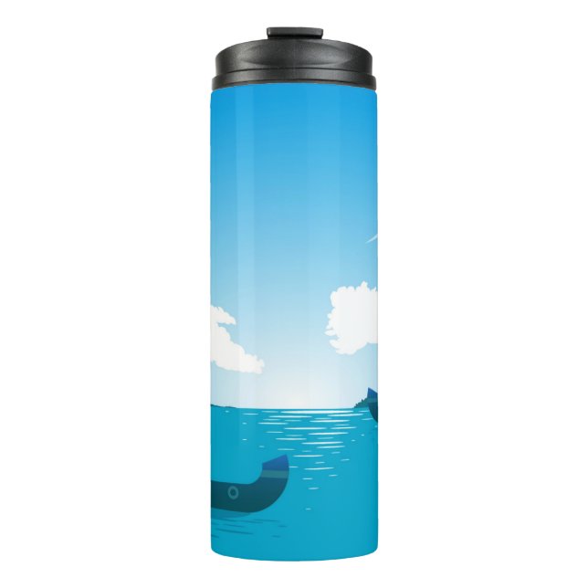 A Boat in The Sea-18530 Thermal Tumbler (Front)