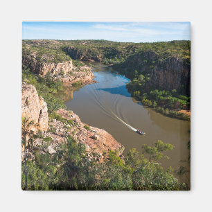 A boat on Katherine gorge Australia Magnet