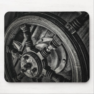 A Boat'S Helm Mouse Pad