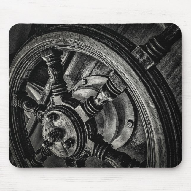 A Boat'S Helm Mouse Pad (Front)