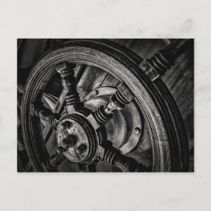 A Boat'S Helm Postcard