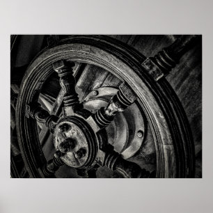 A Boat'S Helm Poster