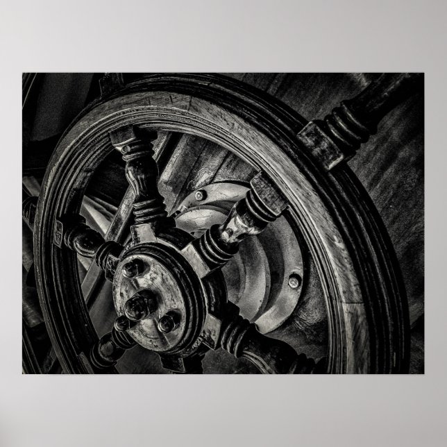 A Boat'S Helm Poster (Front)