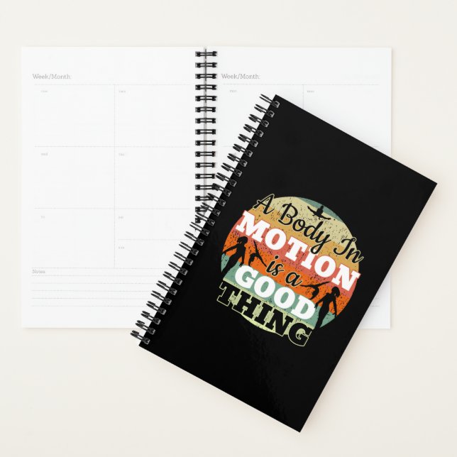 A Body in Motion - Girls Gymnastics Mindset  Planner (Display)