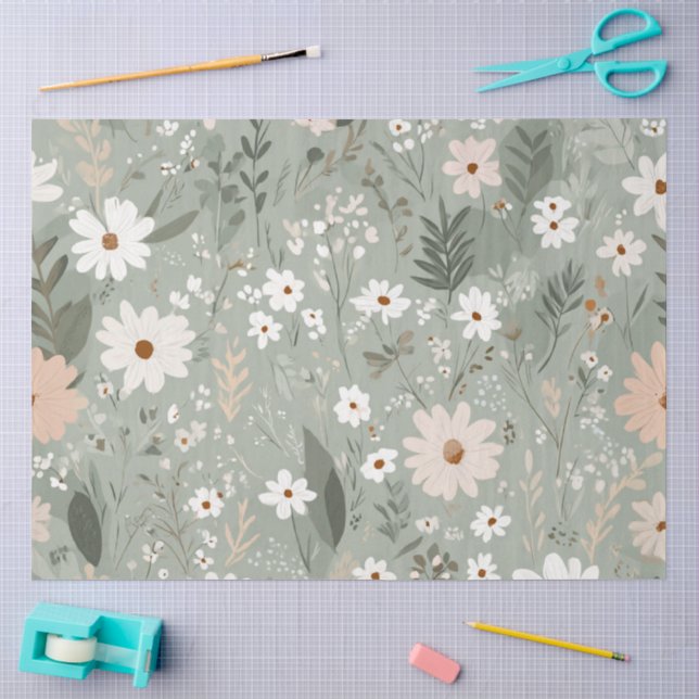 A Boho Easter Series Design #8 Tissue Paper (Craft)
