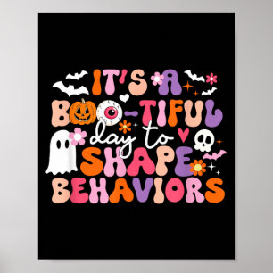 A Boo-Tiful Day To Shape Behaviours Rbt Halloween Poster