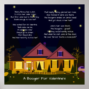 A Booger For Valentine's or Prom Night Poem Poster
