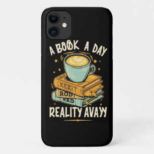 A book a day keep reality away iPhone 11 case