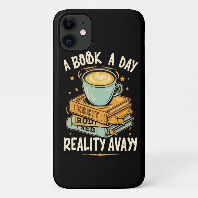 A book a day keep reality away Case-Mate iPhone case (Back)