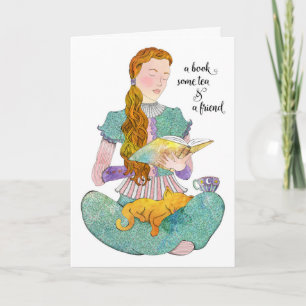 A Book and a Friend Card