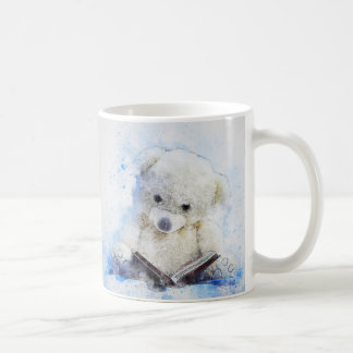 A Book at Bedtime - cute teddy bear design Coffee Mug