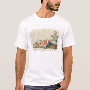 A Bookseller, plate 6 from 'The Costume of China', T-Shirt