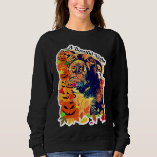 A Bootiful Night Pitbull Dog Sweatshirt