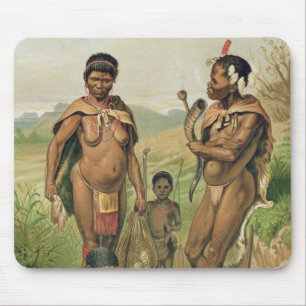 A Bosjesman Family frontispiece Mouse Pad