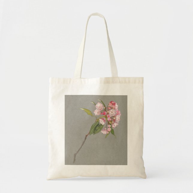 A Bough of Mountain Laurel with Leaves and Blossom Tote Bag (Front)