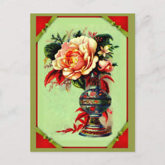 A bouquet for you! From 1885. Postcard