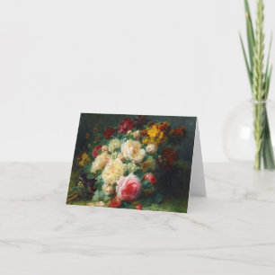  A Bouquet Of Cabbage Roses Card