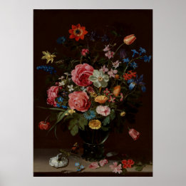 A Bouquet of Flowers Clara Peeters Art Print