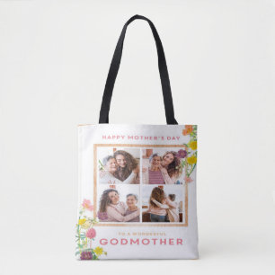  A Bouquet of Memories: Personalised Mother's Day  Tote Bag
