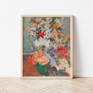 A Bouquet of Summer Flowers August Rieger Poster