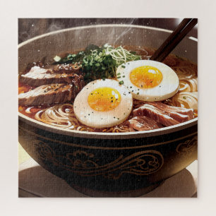 A bowl of noodles jigsaw puzzle