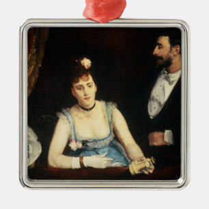 A Box at the Italians' Theatre, 1874 Metal Ornament