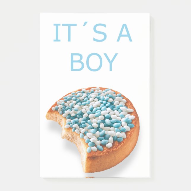 .a boy is born post-it notes (Front)