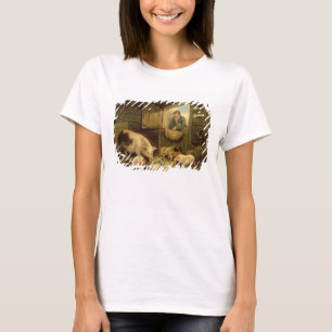 A Boy Looking into a Pig Sty, 1794 (oil on canvas) T-Shirt